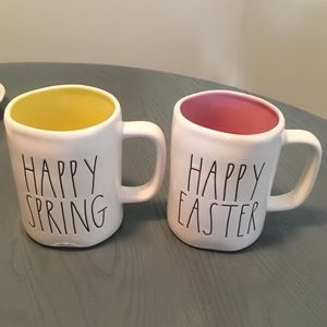 Rae Dunn Easter and Spring Mugs
